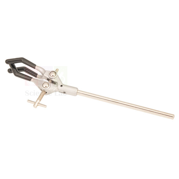 Retort Clamp, Rubber Jaws